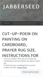 Mobile Screenshot of jabberseed.wordpress.com