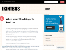 Tablet Screenshot of jkintbus.wordpress.com