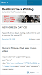 Mobile Screenshot of deathxstrike.wordpress.com