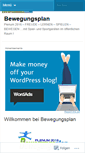 Mobile Screenshot of bewegungsplan.wordpress.com