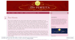 Desktop Screenshot of maeperfeita.wordpress.com