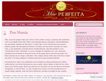 Tablet Screenshot of maeperfeita.wordpress.com