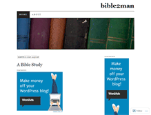 Tablet Screenshot of bible2man.wordpress.com