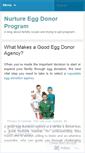 Mobile Screenshot of nurtureeggs.wordpress.com