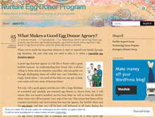 Tablet Screenshot of nurtureeggs.wordpress.com