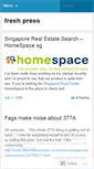 Mobile Screenshot of freshpress.wordpress.com
