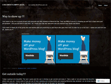 Tablet Screenshot of chicobootcamps.wordpress.com