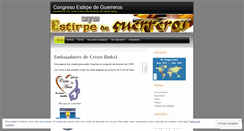 Desktop Screenshot of estirpedeguerreros.wordpress.com