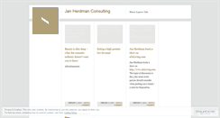 Desktop Screenshot of janherdmanconsulting.wordpress.com