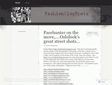 Tablet Screenshot of fashionblogspots.wordpress.com
