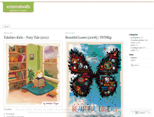 Tablet Screenshot of externalwalls.wordpress.com