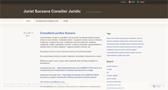 Desktop Screenshot of juristsuceava.wordpress.com