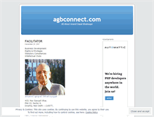 Tablet Screenshot of agbconnect.wordpress.com