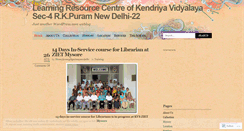 Desktop Screenshot of librarykvsec4rkpuram.wordpress.com