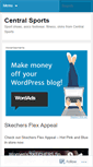 Mobile Screenshot of centralsport.wordpress.com