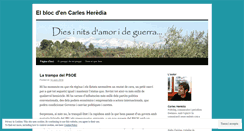 Desktop Screenshot of carlesheredia.wordpress.com