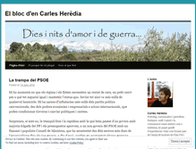 Tablet Screenshot of carlesheredia.wordpress.com