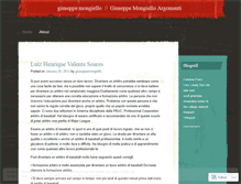 Tablet Screenshot of giuseppemongiello.wordpress.com