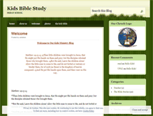 Tablet Screenshot of kidsbiblestudy.wordpress.com