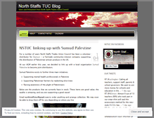 Tablet Screenshot of northstaffstuc.wordpress.com