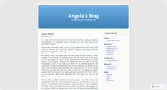 Desktop Screenshot of angelacm.wordpress.com