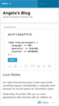 Mobile Screenshot of angelacm.wordpress.com