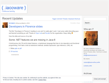 Tablet Screenshot of iacoware.wordpress.com