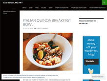 Tablet Screenshot of chaibenson.wordpress.com