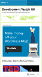 Mobile Screenshot of developmentwatchuk.wordpress.com