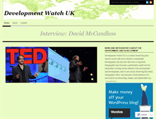 Tablet Screenshot of developmentwatchuk.wordpress.com