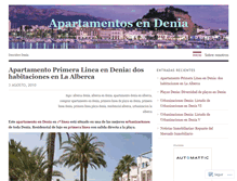 Tablet Screenshot of apartamentosdenia.wordpress.com