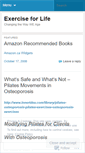 Mobile Screenshot of exerciseforlife.wordpress.com