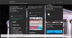 Desktop Screenshot of ideagov.wordpress.com