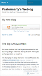 Mobile Screenshot of pastormarty.wordpress.com