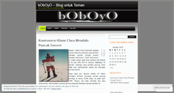 Desktop Screenshot of boboyo.wordpress.com