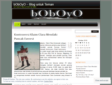 Tablet Screenshot of boboyo.wordpress.com