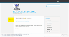 Desktop Screenshot of holycrossdrama.wordpress.com