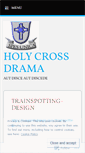 Mobile Screenshot of holycrossdrama.wordpress.com