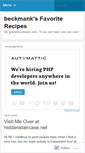 Mobile Screenshot of beckmank.wordpress.com