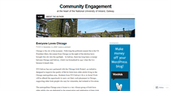 Desktop Screenshot of communityengagement.wordpress.com