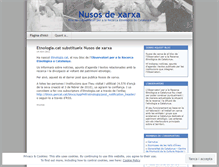 Tablet Screenshot of nusosdexarxa.wordpress.com