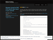 Tablet Screenshot of maleskoding.wordpress.com
