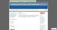 Desktop Screenshot of allergic2food.wordpress.com