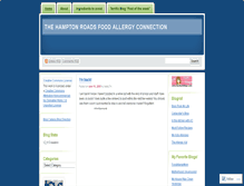 Tablet Screenshot of allergic2food.wordpress.com