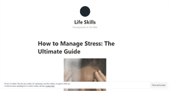 Desktop Screenshot of lifeskillblog.wordpress.com