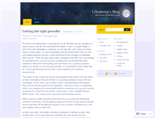 Tablet Screenshot of 12training.wordpress.com
