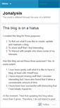 Mobile Screenshot of jonalysis.wordpress.com