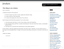 Tablet Screenshot of jonalysis.wordpress.com