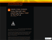 Tablet Screenshot of aguileraonline.wordpress.com