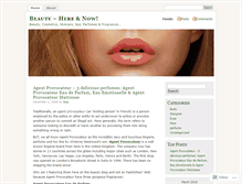 Tablet Screenshot of beautynoa.wordpress.com